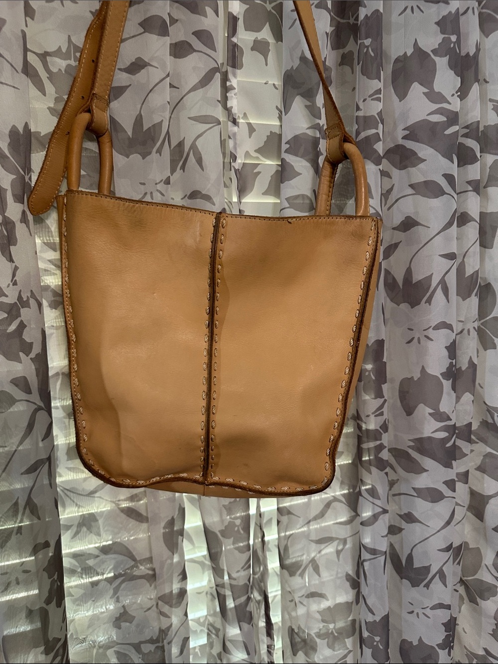 The Sak Tan Leather Los Feliz crossbody bag
